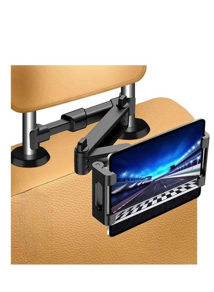 Tablet iPad Holder for Car Mount Headrest, Extendable Back Seat Universal iPad Holder Smartphone and Tablet with 4.7-12.9 Inch, Car Headrest Tablet Holder  - Image 1