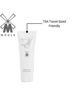 Muhle Organic Shaving Cream Natural Shaving Cream With Argan Oil & Other Essential Oils Tsa Travel Size Friendly Bdih Certified 100% Vegan 75Ml (2.5 Oz) Squeeze Bottle  - Image 4