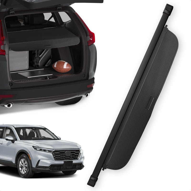 Blycorul Retractable Cargo Cover for Honda CRV 2023-2025 2026 - Carbon Fiber Texture Trunk Cover, Car Accessories, Anti-Peeping Luggage Privacy Shield for CR-V 2023 2024 2025 2026 Cargo Cover - Image 1
