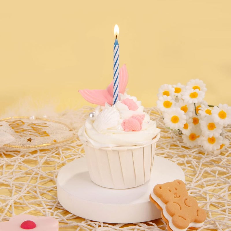 PHD CAKE 144-Count Multicolored Spiral Birthday Candle, Birthday Candles for Cake, Cupcake Candles, Party Celebration - Image 4