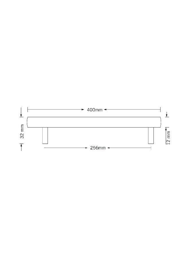 CINCINNO Stellarum Premium Anti-Rust Stainless Steel Pull Handle – For Home & Office, UV Protection, 2-Year Color Warranty, Salt Spray Tested (Matt Black, 400x12x32 mm) - Image 3