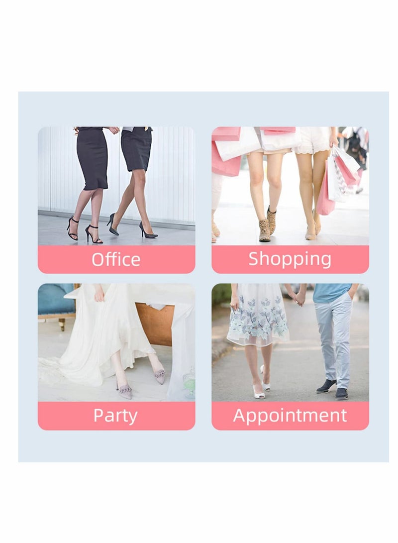 Invisible Heel Protectors Shoe Sticker 100Pcs Anti-wear Foot Care Protection Pad Ultra-Thin Transparent Self-Adhesive Heel Protect Sticker Protect Skin from Rubbing Heel Anti Slips Blister
