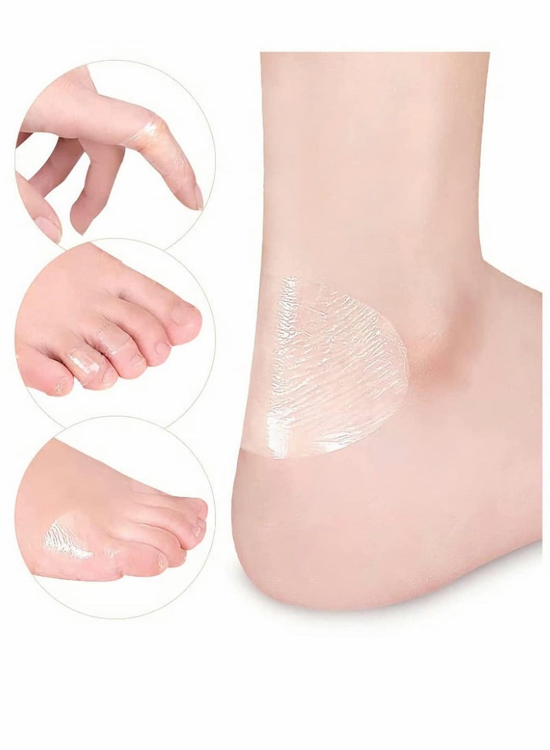 Invisible Heel Protectors Shoe Sticker 100Pcs Anti-wear Foot Care Protection Pad Ultra-Thin Transparent Self-Adhesive Heel Protect Sticker Protect Skin from Rubbing Heel Anti Slips Blister