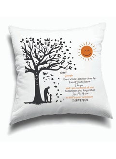 PRINTSHOP4ME Grandpa's Day Special Birthday and Father's Day Throw Pillow 40x40 cm - Perfect Grandfather Gift - Thanksgiving Gift for Grandfather - Grandpa Cushion Cover for Sofa Bed  - Image 1