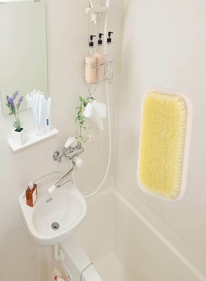 Tecbeauty Wall Mounted Back Scrubber for Shower, Large Exfoliating Bath Wash Pad, Hands-Free Bathing Scrub Brush for Men Women - Image 4