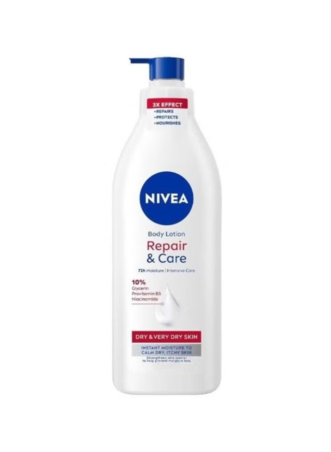 نيفيا لوشن الجسم نيفيا للإصلاح والعناية - ترطيب يدوم 72 ساعة، 400 مل