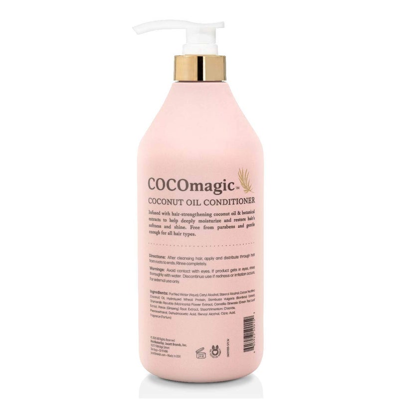 Cocomagic Conditioner with Coconut Oil and Botanical Extracts â€“ Deeply Hydrates and Restores Shine | Paraben-Free, Gentle for All Hair Types (32 Oz) - Image 1