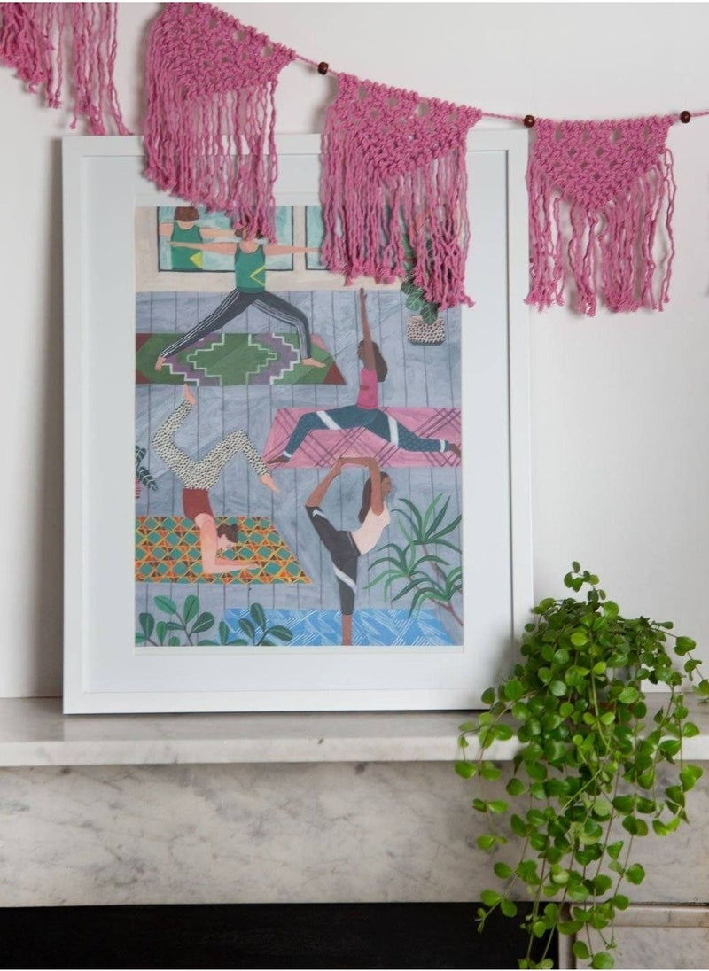 Talking Tables Pink Macrame Garland by Talking Tables  - Image 2