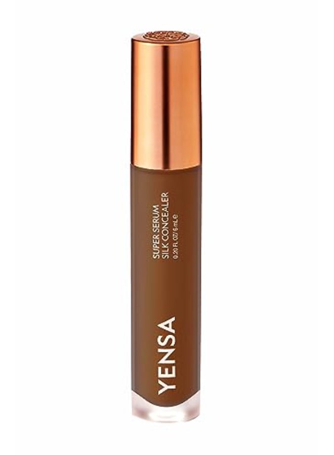 YENSA Super Serum Silk Concealer Full Coverage Undereye Concealer Peptides Serum for Face Enriched with Vitamins C E Bakuchiol Superfoods to Boost Radiance Deep 2 02 Fl oz - Image 1
