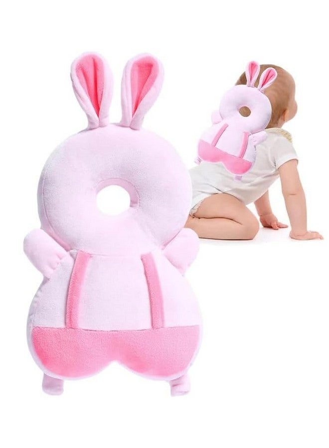 SHOPTOSHOP Baby Head Protective Helmet, Bumper Bonnet Baby Safety Helmet For Crawling And Walking & Adjustable Toddlers Head Safety Cushion Backpack,Baby Protection Age 6-24 Months (Pink) - Image 3
