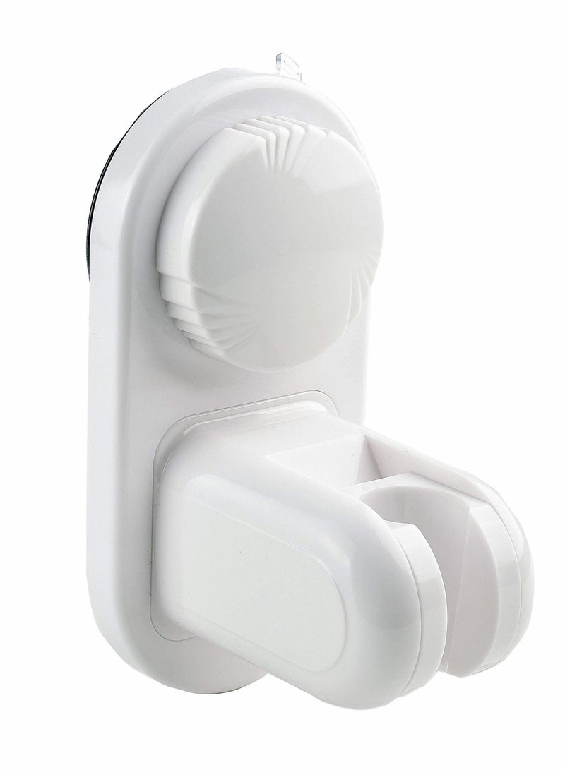 Shower Head Holder, Suction Cup Bracket Bathroom, Removable Handheld Wand Holder  Wall Mounted for Marble Glass Metal Ceramic, White - Image 1