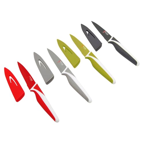 Starfrit Gourmet - Set of 4 Paring Knives with Protective Covers - Stainless Steel Blade - Image 3
