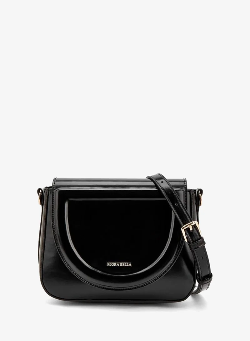 Solid Crossbody Bag With Detachable Strap