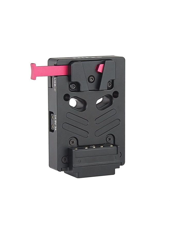 Nitze لوحة بطارية V Mount مع مخرج 8V/3A DC، 14.8V/3A D-tap و PD 3.0 USB-C - N21-D6 - Image 1