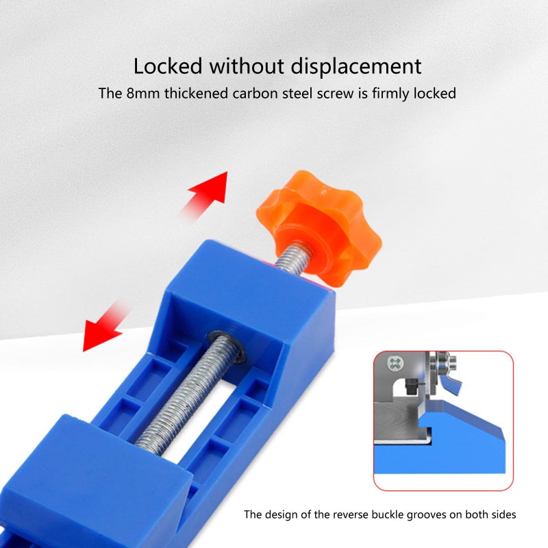 ABS Plastic Circular Chainsaw Guide Clamp with Bidirectional Locking Mechanism for Accurate Cutting - Image 4