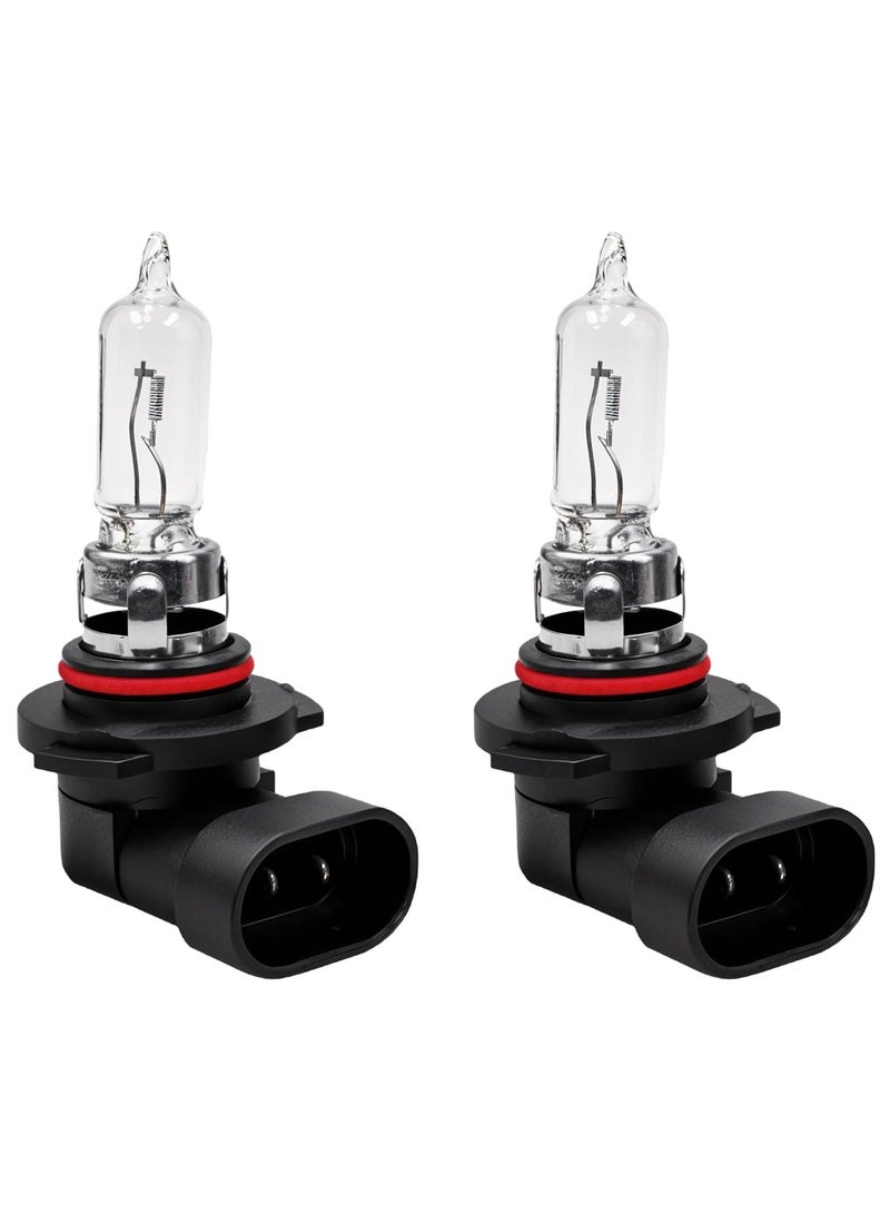 Loquat 2-Piece 9005 Halogen Headlight Bulb 12V 100W – Super Bright Quartz Glass, Anti-UV, Plug-and-Play, Durable Car Headlight for Night Driving and All Weather Conditions - Image 1