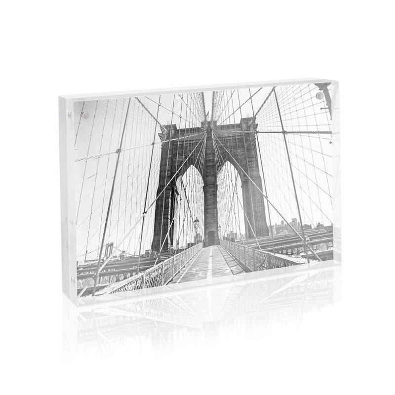 Isaac Jacobs Isaac Jacobs Super Thick Acrylic Magnetic Block Frame 4x6 Inches  - Image 1