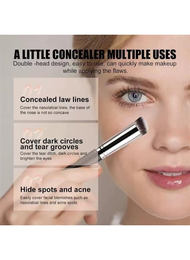 EELHOE Light skin beauty foundation, Luminance Under Brightener - Instant Dark Circle Concealer for Face, Moisturizing & Waterproof Formula, Reduces Puffiness, Lightweight Cream for Sensitive Skin, Natural White Radiance.1pcs - Image 4