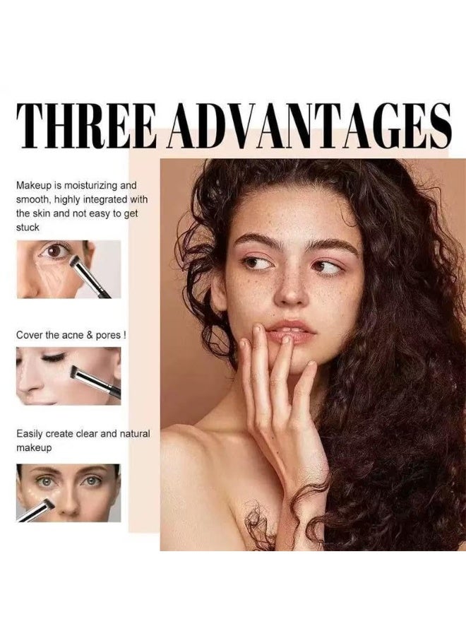 EELHOE Light skin beauty foundation, Luminance Under Brightener - Instant Dark Circle Concealer for Face, Moisturizing & Waterproof Formula, Reduces Puffiness, Lightweight Cream for Sensitive Skin, Natural White Radiance.1pcs - Image 2