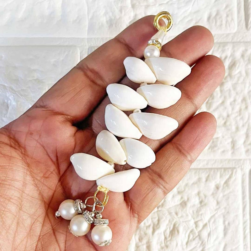 Adikala Craft Store Kaudi Pearl Bunch Latkan Tassels for Saree, Blouse, Dupatta, Toran, Home Decoration, DIY Art & Crafts (2) - Image 5