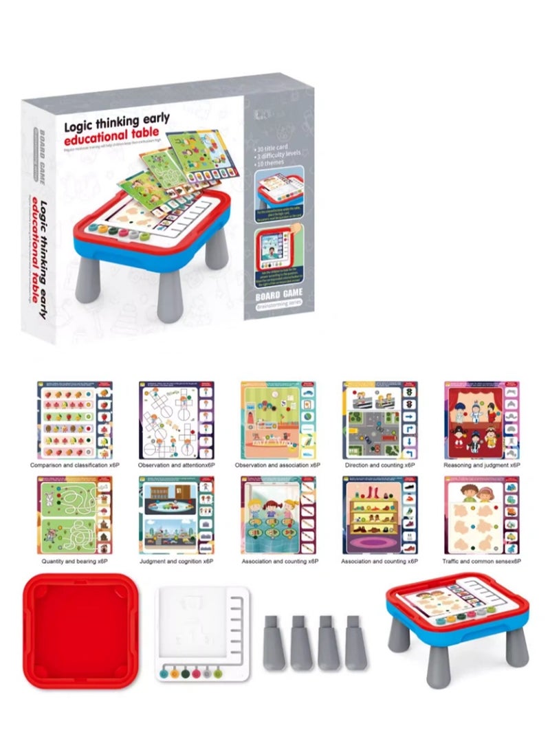 Baby Concentration Board Game Learning Table Children's Logical Thinking Early Education Toddler Montessori Teaching Aids  - Image 3