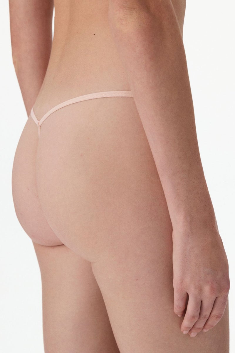 PENTI Easy Lace V-Neck Floral String Briefs - Image 2