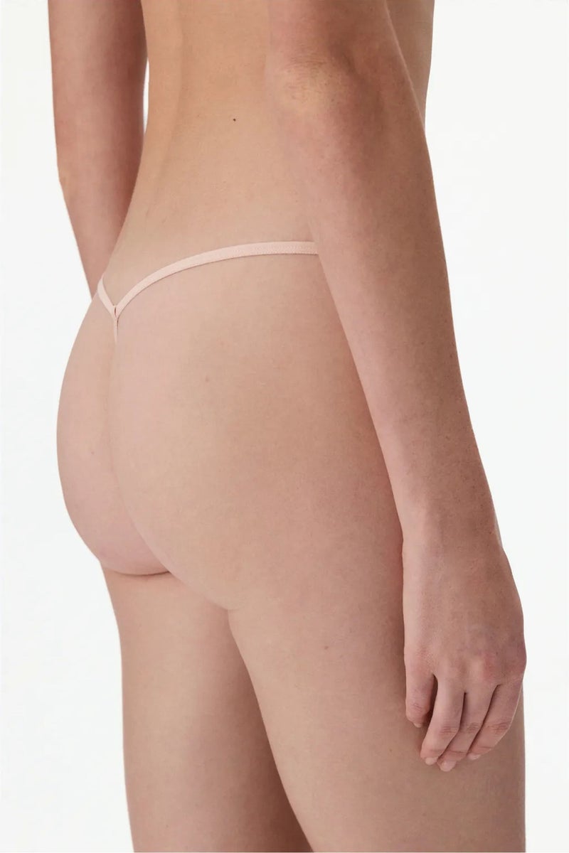 PENTI Easy Lace V-Neck Floral String Briefs - Image 4