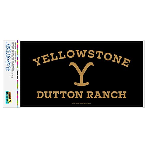 GRAPHICS & MORE Yellowstone Dutton Ranch Automotive Car Window Locker Bumper Sticker - Image 1