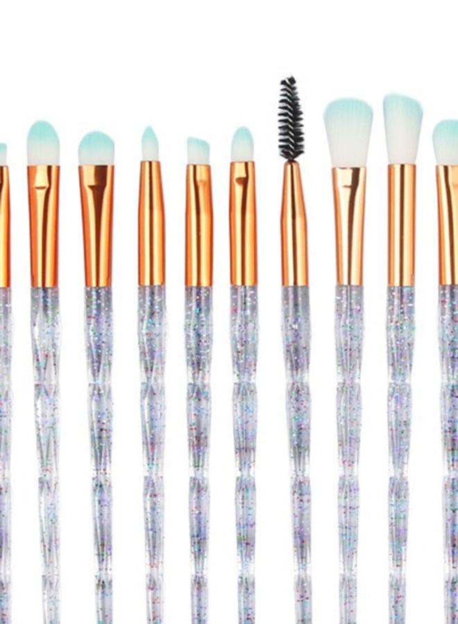 NIBEMINENT 20-Piece Professional Makeup Brush Set Multicolour - Image 2