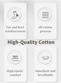 Lullaxx Lullaxx 5 Pairs of Men's Breathable and Comfortable 100% Cotton Socks, Available in Numeric Sizes from 38 to 46, Regular Fit and Regular Thickness, 5 Pairs in Each Pack, Featuring Stylish Vertical Stripes in Pure Black, Perfect for Daily Wear, Sports and Casual Occasions  - Image 3