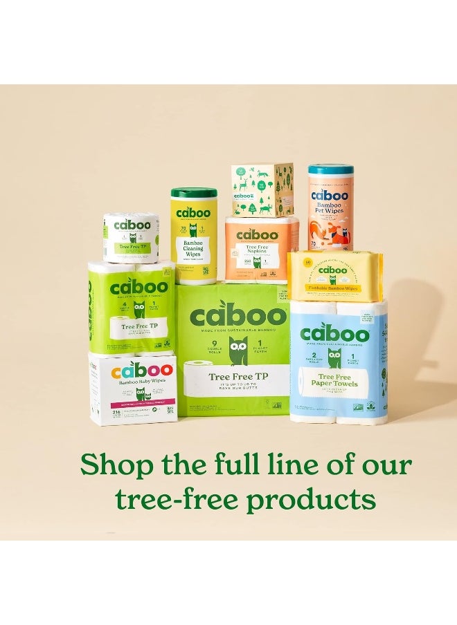 CABOO - Caboo Tree-Free Bamboo Baby Wipes, Eco-Friendly Naturally Derived Baby Wipes for Sensitive Skin - Image 1
