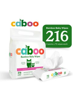 Caboo Tree-Free Bamboo Baby Wipes, Eco-Friendly Naturally Derived Baby Wipes for Sensitive Skin - pzsku/Z99AE2AF9D14F10443198Z/45/_/1738048057/f59b3f86-96b6-490f-b938-b91a6afa735a