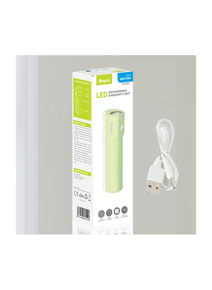 BESTON Beston LED Rechargeable Emergency Flashlight  - Image 1