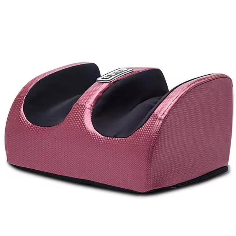 Electric Foot Massager Shiatsu Foot and Leg Massager with Vibration, Massage, Rolling, Leg Skin Therapy Heating, Massage, Foot Pain Relief, Beige