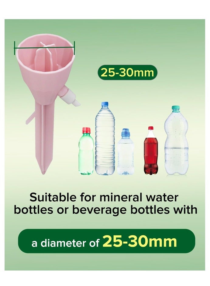 مجموعة من 3 مسامير ري ذاتية للنباتات، أجهزة ري أوتوماتيكية للنباتات الداخلية والخارجية مع مفتاح صمام تحكم قابل للتعديل - Image 3