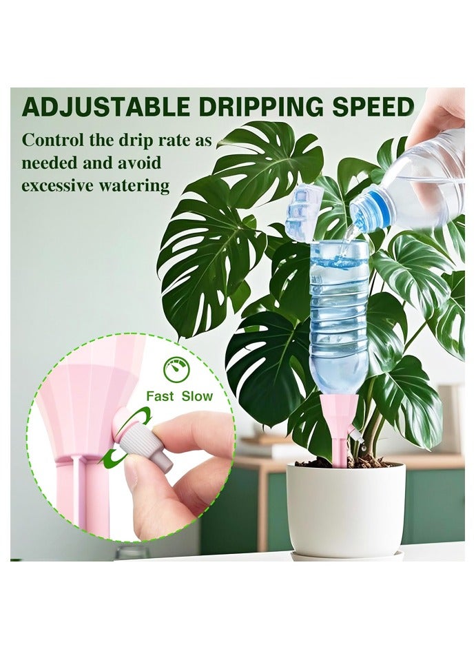 مجموعة من 3 مسامير ري ذاتية للنباتات، أجهزة ري أوتوماتيكية للنباتات الداخلية والخارجية مع مفتاح صمام تحكم قابل للتعديل - Image 4