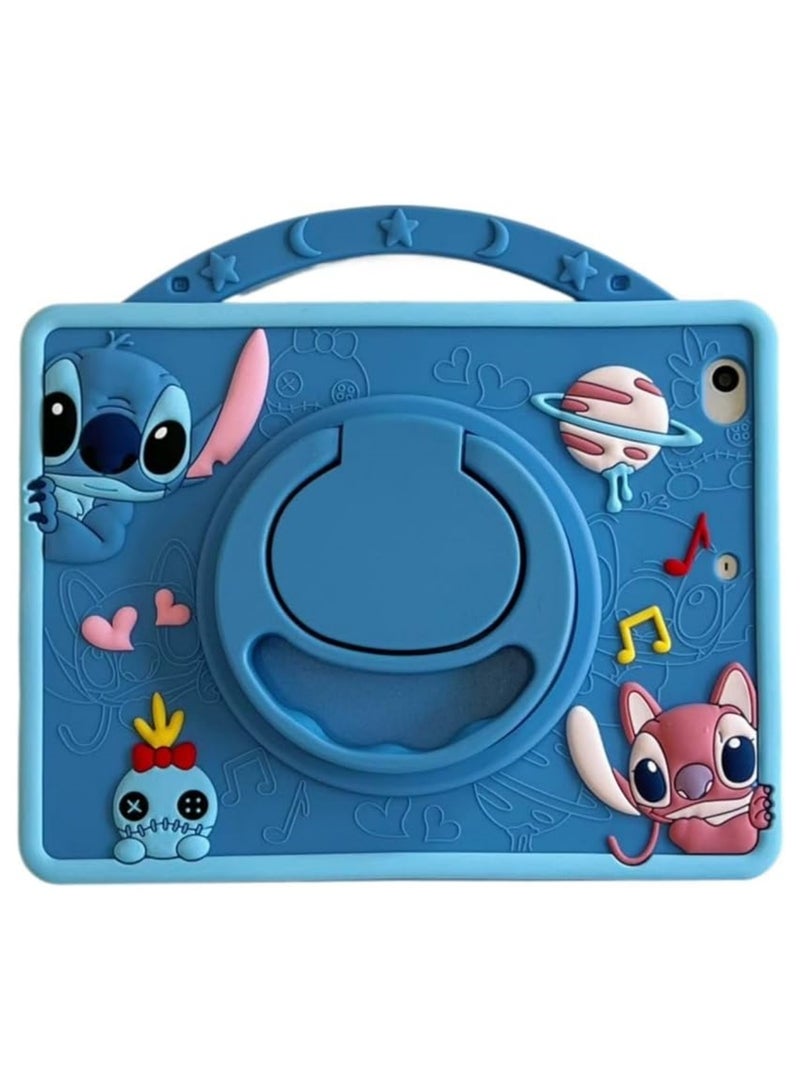 Aookay Kids Case for  Huawei MatePad air 11.5 / Huawei MatePad 11.5  Case for Kids with Pencil Holder, Shoulder Strap, Shockproof Handle Stand Silicone Stitch Cover (Blue) - Image 2