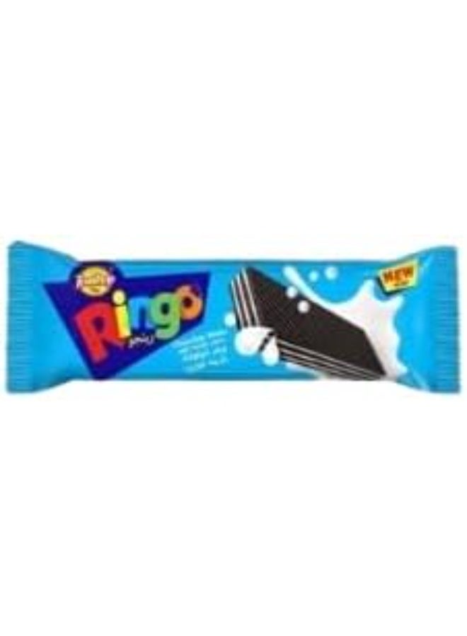 Teashop Ringo Chocolate & Vanilla Wafer – Pack of 12 | Crispy Cream-Filled Wafers with Rich Chocolate & Smooth Vanilla - Image 3
