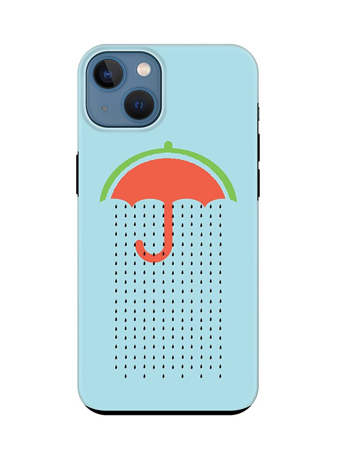 Stylizedd Tough Pro Case for iPhone 15 Plus Dual Layer Hybrid PC TPU Customized Mobile Cover Matte Finish Phone Case - Weeping Melon - Image 1