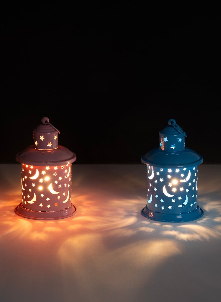 Hilalful My First HilalFul Children Lantern - Pink | Ramadan, Eid Decorations | Portable & Lightweight | Home Décor | Decorative Candle Lanterns | Iron | Living Room, Bedroom, Indoor | Arabian, Moroccan Themed  - Image 3