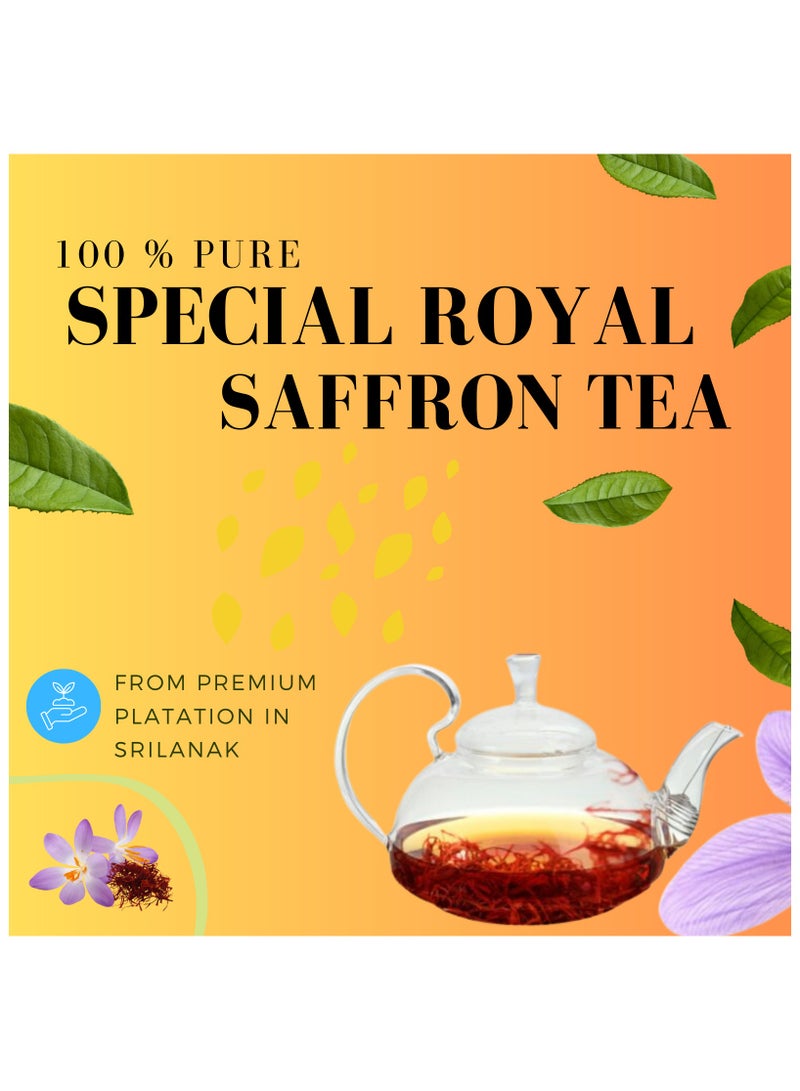 Haya's Closet Haya Royal Special Saffron 20 Pyramid Tea Bag- with Iranian Saffron  - Image 4