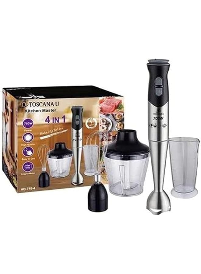 4 In 1 Electric Hand Blender Multicolor St-1243