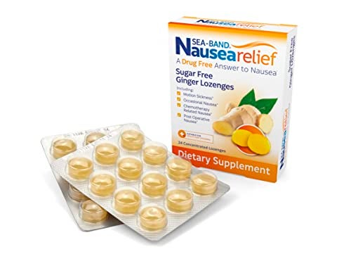 Sea-Band Ginger Lozenges, Drug and Sugar Free, for Motion Sickness and Nausea Relief* - Image 2