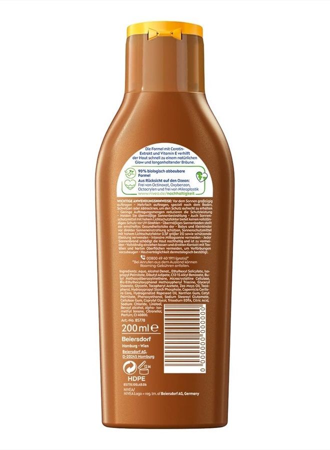 Nivea Sun Carotene Suntan Lotion SPF 6 200 ml - Image 2