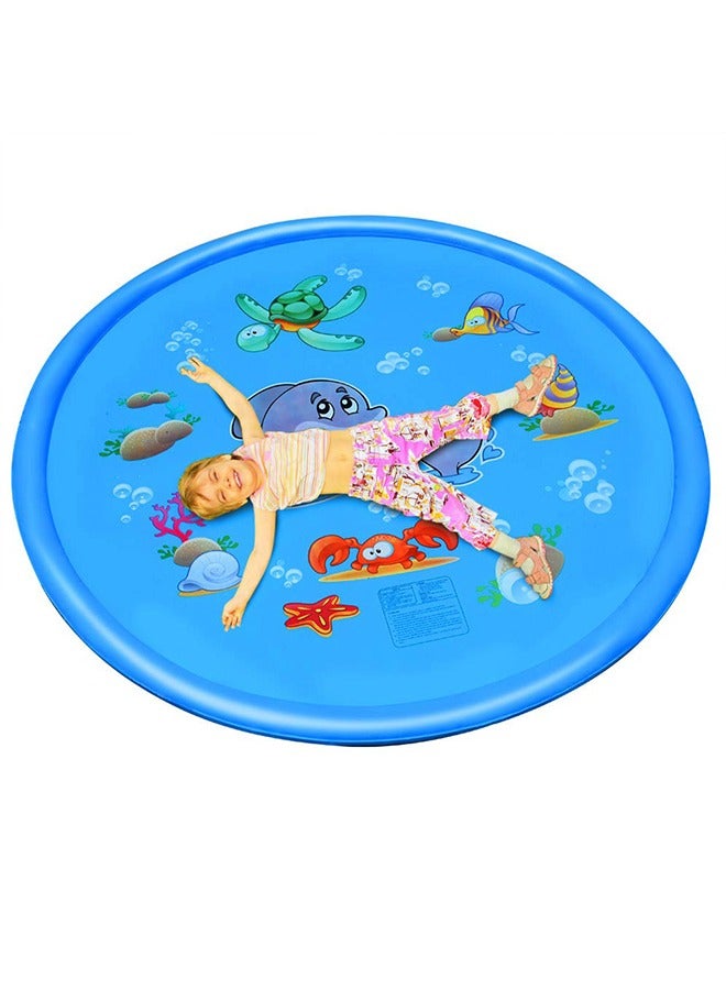 Topyich Baby Water Mat, Summer Spray Inflatable Water Toy, Inflatable Water Play Mat For Kids and Toddlers - Image 5