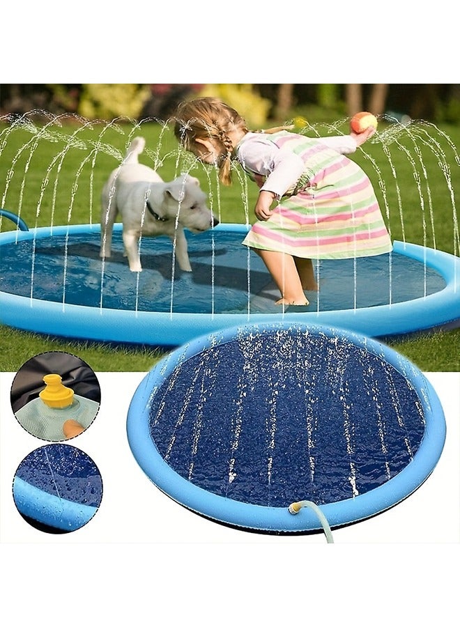Topyich Baby Water Mat, Summer Spray Inflatable Water Toy, Inflatable Water Play Mat For Kids and Toddlers - Image 4