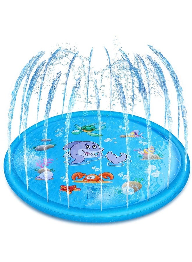 Topyich Baby Water Mat, Summer Spray Inflatable Water Toy, Inflatable Water Play Mat For Kids and Toddlers - Image 2