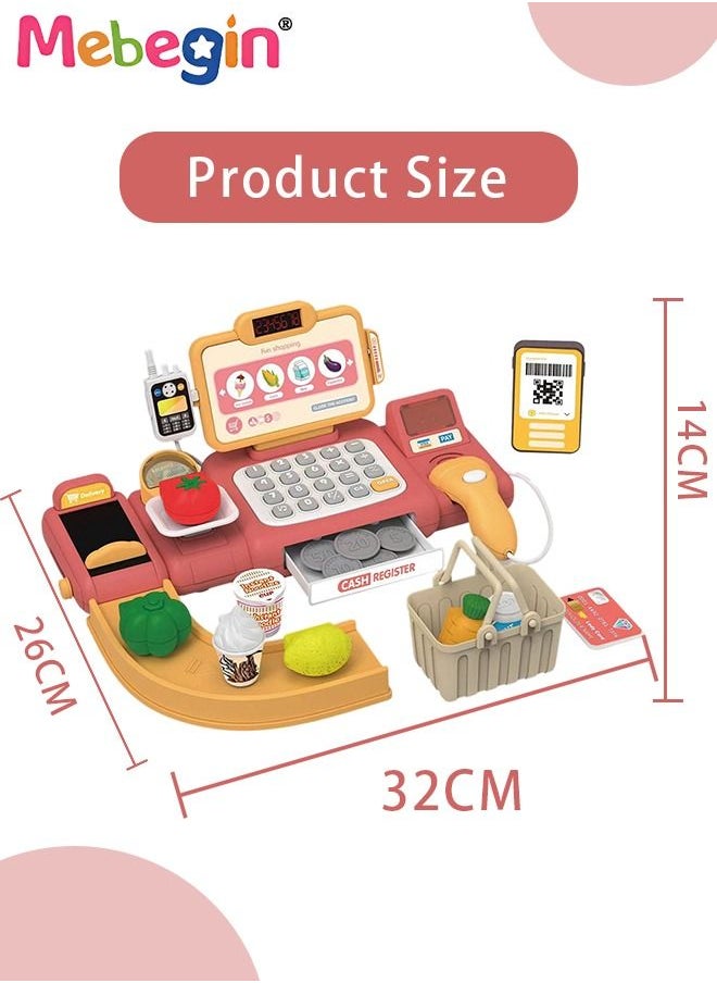 Kids Cashier Register Set with Scanner, Walkie-talkie and Other Rich Accessaries, Cashier Machine with Intercom and Calculation Function and Sound, Creative Play House Toys, Educational Gift for Kids, Made of Non-toxic Plastic, 3 AA Batteries Required(Not Included) - pzsku/Z99AF418F7BDC17C06F48Z/45/_/1681729002/9582e2ab-5866-4be0-a8c9-184007176b02