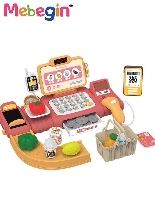 Kids Cashier Register Set with Scanner, Walkie-talkie and Other Rich Accessaries, Cashier Machine with Intercom and Calculation Function and Sound, Creative Play House Toys, Educational Gift for Kids, Made of Non-toxic Plastic, 3 AA Batteries Required(Not Included) - pzsku/Z99AF418F7BDC17C06F48Z/45/_/1681729003/b8650dd0-26c1-4d56-85dd-37a14bf3cbc6