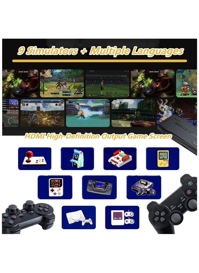 4K Smart Video Game TV Stick,Video Game Consoles 10000 Games 64GB Retro Classic Gamin 2.4G Wireless Gamepads Controller (64G,10000+ Games) - pzsku/Z99AF471EBDBB31F2A8AEZ/45/_/1732592402/63f3da97-5fd1-4269-bd66-219f0690c111